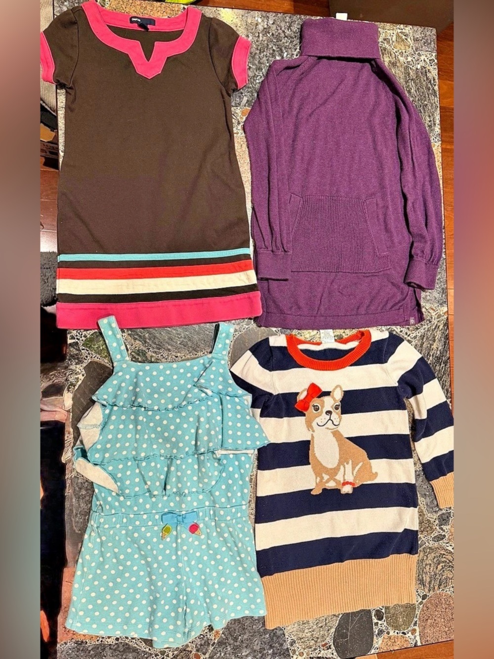 4 Gap Kids Mixed Clothing Lot Multicolor size 6-7 size